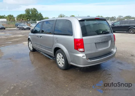 2014 Dodge Grand Caravan American Value Pkg z USA, uszkodzony, nr VIN 2C4RDGBG2ER227282